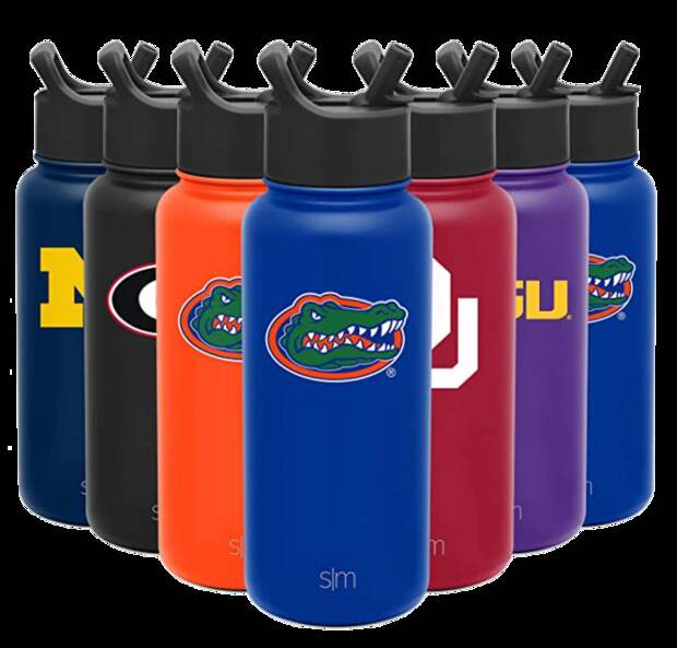 Simple Modern Collegiate University Water Bottle with Straw Lid