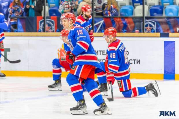 В Туле после первого периода «Молот» выигрывает у АКМ со счётом 2:0