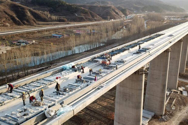 Строительство ж/д через зону вечной мерзлоты стартовало на северо-востоке Китая