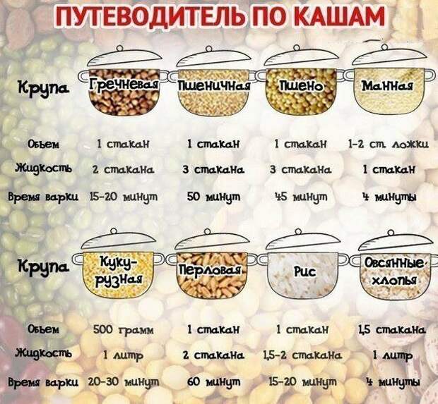 Шпаргалки, которые пригодятся любителям покулинарить Шпаргалки, которые пригодятся любителям покулинарить