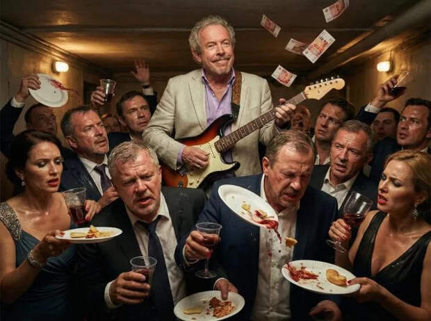 "Стояли с бумажными тарелками с едой, пытаясь услышать, что он говорит". Макаревич опозорился в Израиле