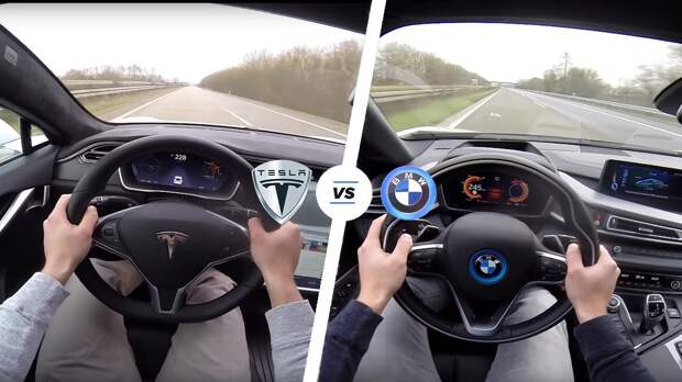 Картинки по запросу Tesla Model S P90D LUDICROUS vs BMW i8 Acceleration & TOP SPEED POV Autobahn