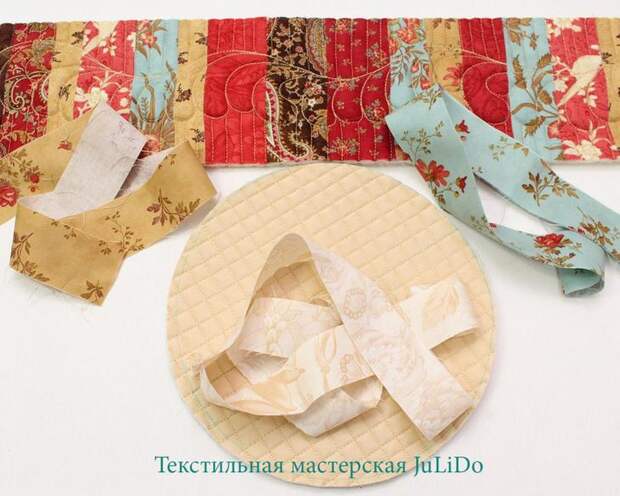 Мастер-класс: текстильная корзинка с элементами трапунто