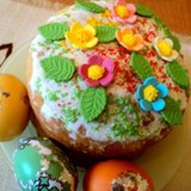 Пасхальный кулич.