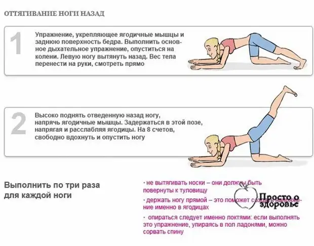 Бодифлекс в картинках 12 упражнений