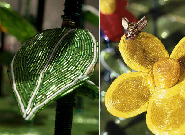 GlassBeads09 Кухня и задний двор из... бисера!