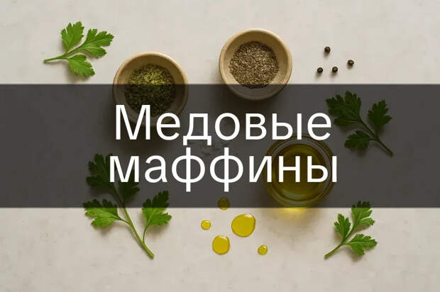 Медовые маффины