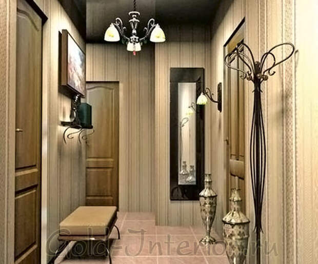 Освещение в дизайне прихожей в хрущёвке