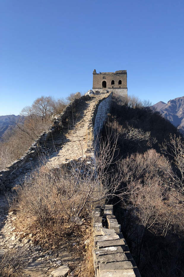 Самый опасный участок Великой китайской стены