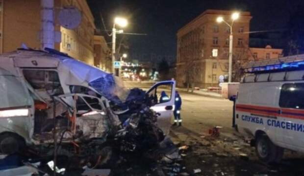 место смертельного ДТП на проспекте Славы в Белгороде