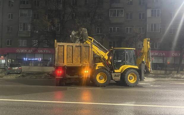 В ночь на 16 марта в Рязани использовали 26 тонн реагента для обработки дорог