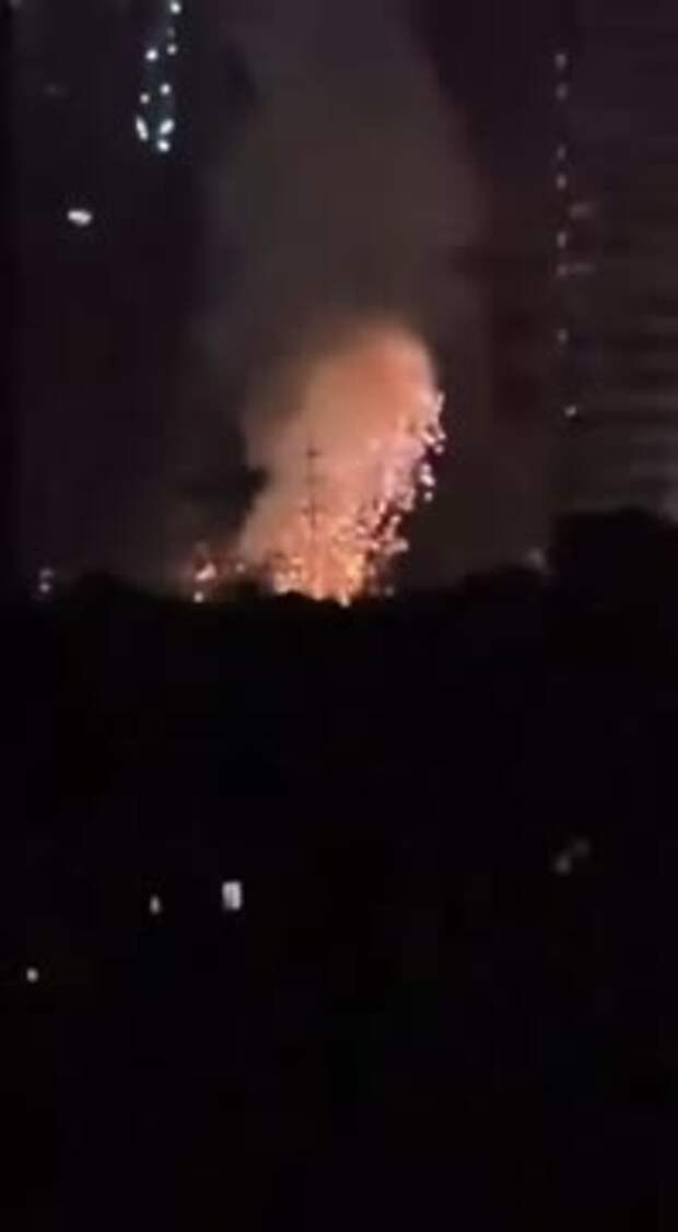Мощный взрыв в Дубае попал на видео