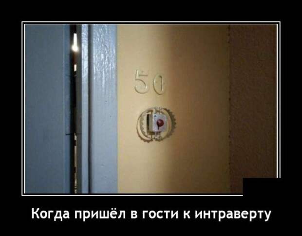 Демотиватор про интровертов