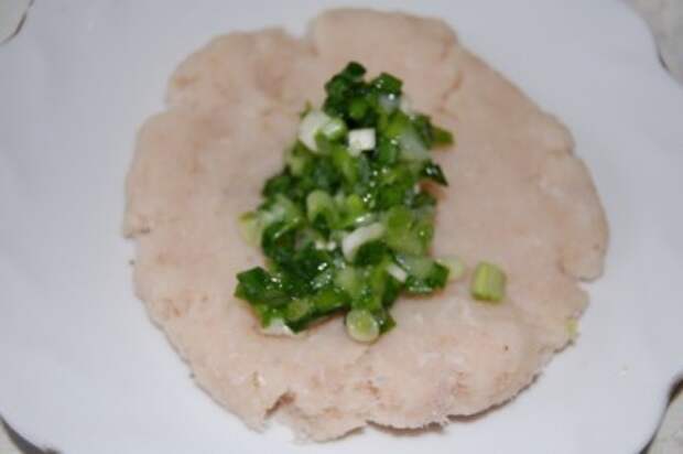 Зразы рыбные с сыром и зеленым луком