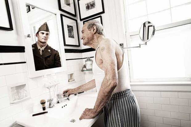 Зеркало помнит - фотопроект Tom Hussey. Трогательно... 1