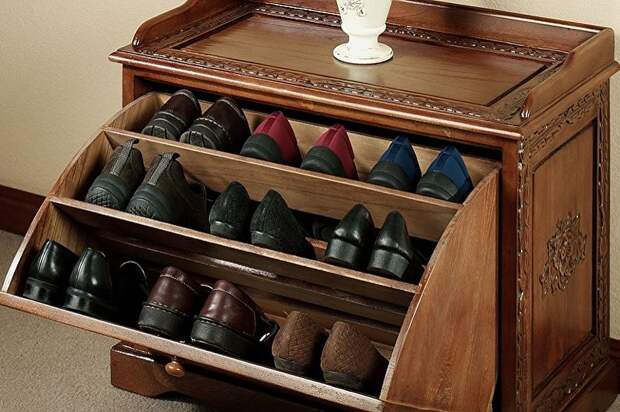 Удобные системы для организации хранения обуви в прихожей