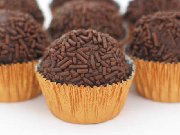 Brigadeiros are a mainstay in Brazil, especially at parties.
