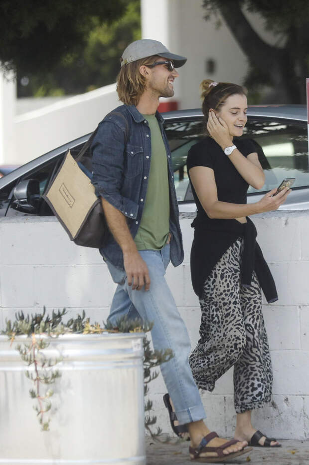 Эмма Уотсон с нынешним бойфрендом Домиником Пьяцца