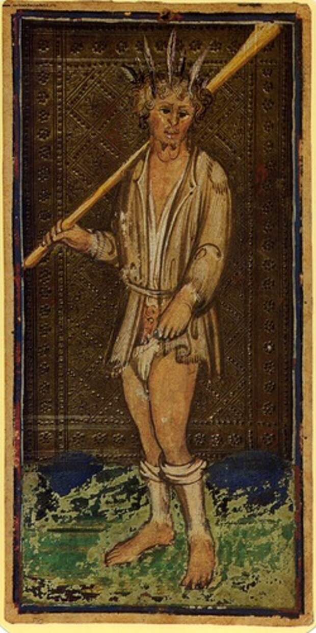The Visconti-Sforza Tarot Cards, Anonymous, an almost-complete set of Tarot cards from 1450 or so.