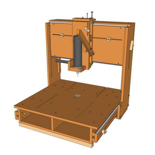 Как сделать 3D роутер из фанеры (полный проект и чертежи)