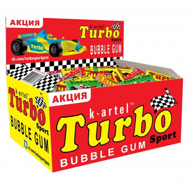 Жевательные резинки Turbo - воспоминание из 90-х.