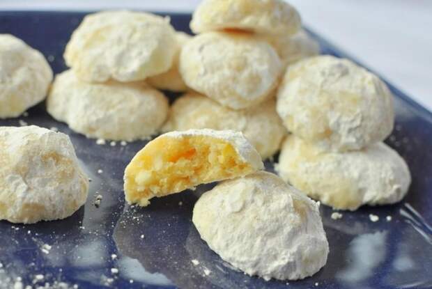 Мягкое лимонное печенье с йогуртом за 15 минут: простой рецепт, когда гости на пороге