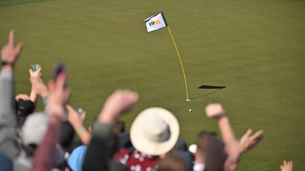 Waste Management Open golf flag