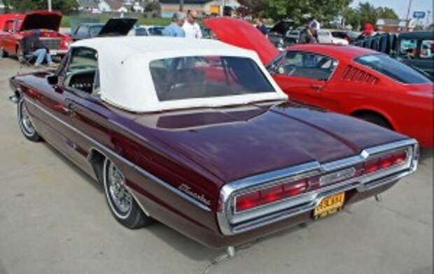 Ford Thunderbird 1966 вид сзади