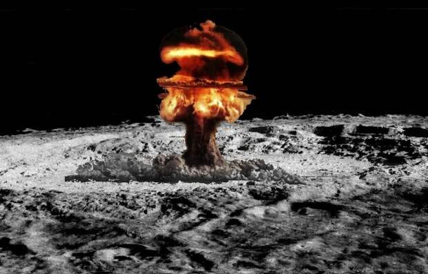 Картинки по запросу Ядерный взрыв на Луне