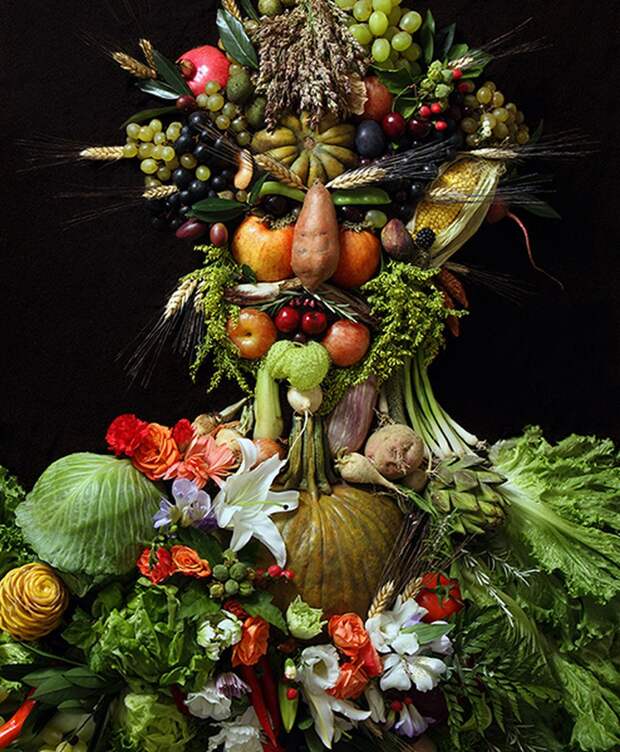 Картины из овощей и фруктов: идеи не для слабонервных 4
