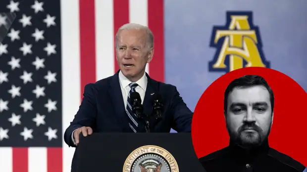 Почему Байден жмёт руку невидимке под камерами, а сенаторы хотят запретить ему "работать"