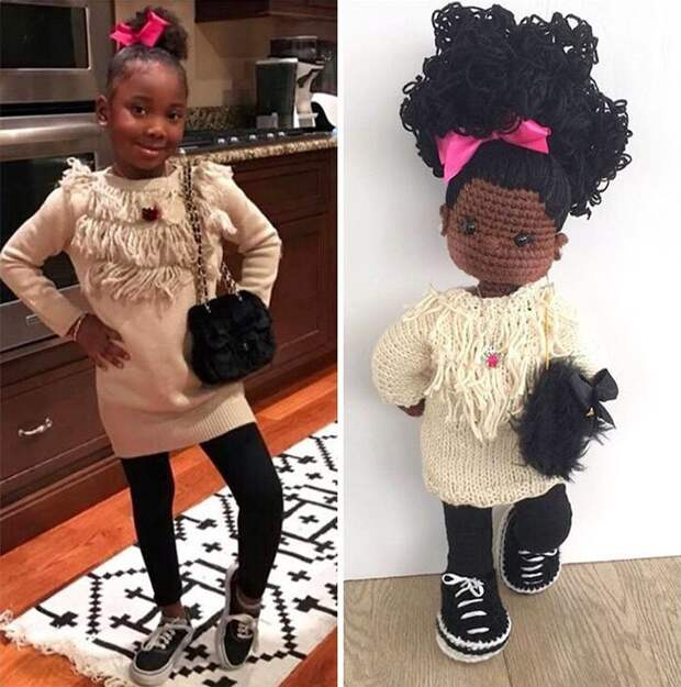 Многодетная мать делает вязаные куклы-портреты Многодетная мать делает вязаные куклы-портреты вязание, вязаные куклы, куклы, куклы-портреты, мамины радости, мастерица, рукоделие, симпатично