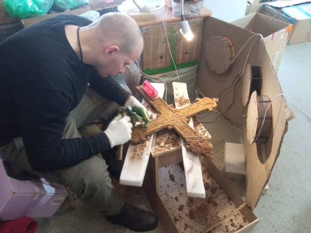 В Смоленске на улице Пушкина обнаружили артефакт