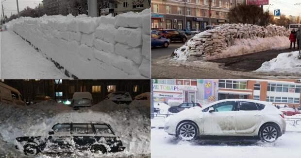 Уборка снега — национальная забава в России зима, зима в России, прикол, россия, снег, уборка снега, холод