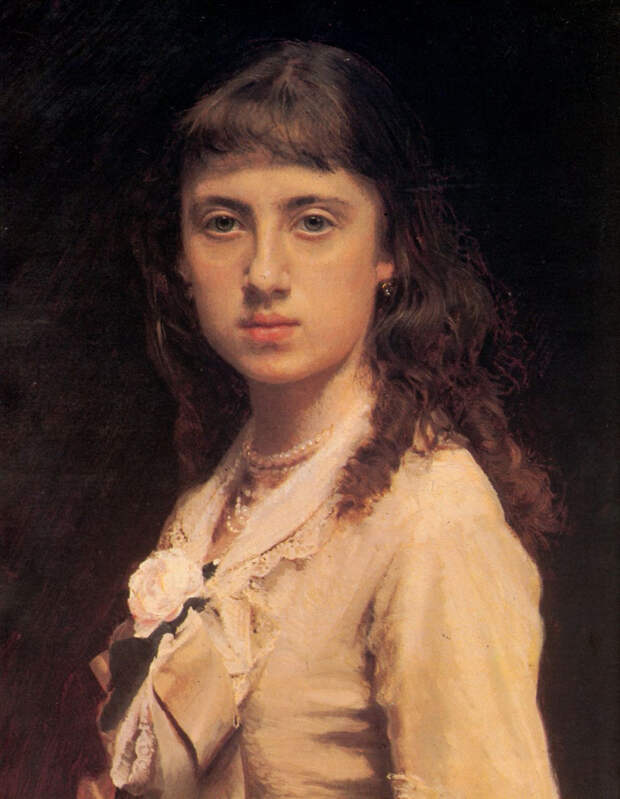 Портрет дочери художника. (1882). Автор: И.Н.Крамской. ¦ Фото: maxpark.com.