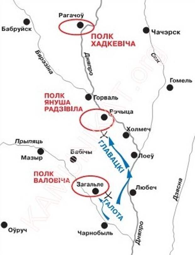 Войска обеих сторон после зимних боёв 1649 года. Бярнацкі В. Паўстаньне Хмяльніцкага: Ваенныя дзеяньні ў Літве ў 1648–1649 гг. - «Второй фронт» Хмельниччины: изгнание казаков из Литвы | Военно-исторический портал Warspot.ru