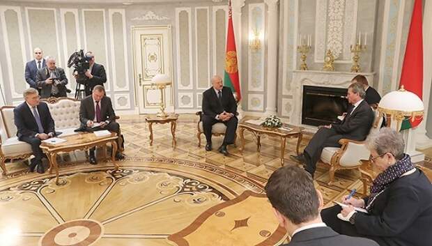 Встреча Лукашенко и Эттингера. Фото: president.gov.by