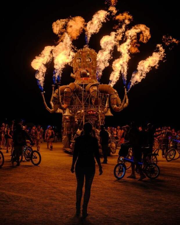 Самое пыльное и огненное событие года Burning Man 2019