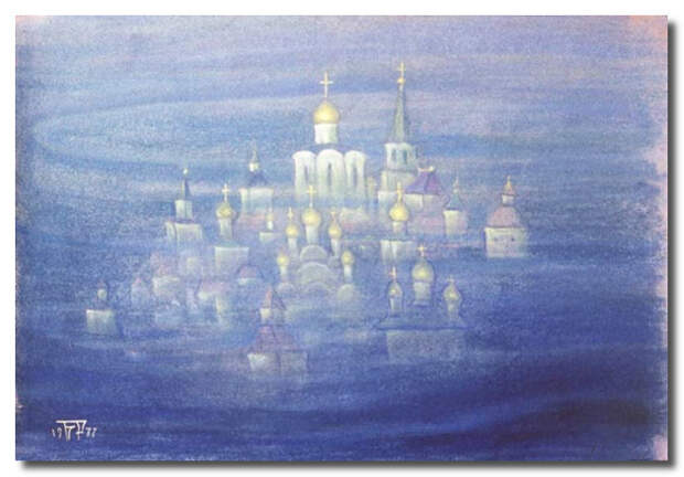 Так художники рисовали град Китеж.
