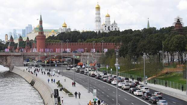 Вид Москвы. Архивное фото Вид Москвы. Архивное фото