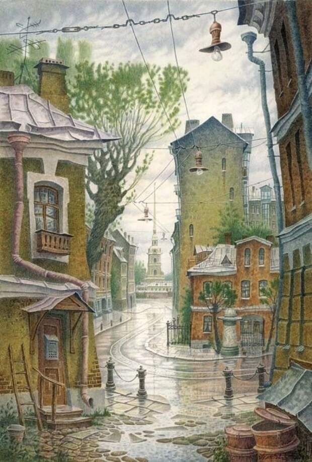 Дождь. Автор: Владимир Колбасов.