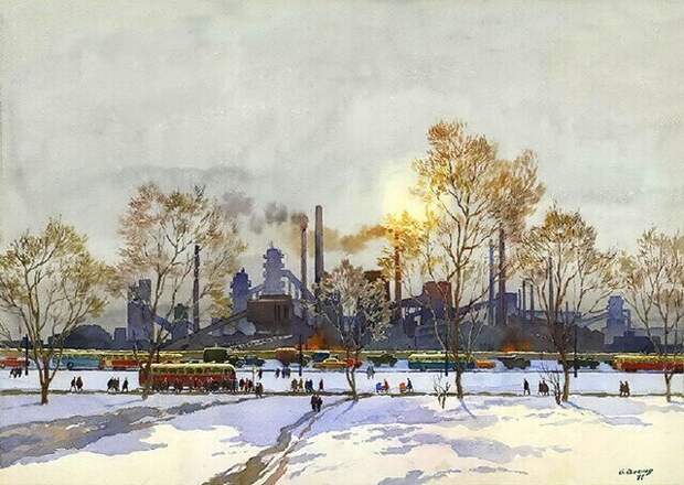 Акварели Бориса Семенова