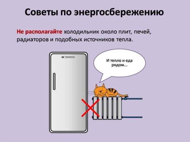 Можно ли ставить холодильник рядом с батареей