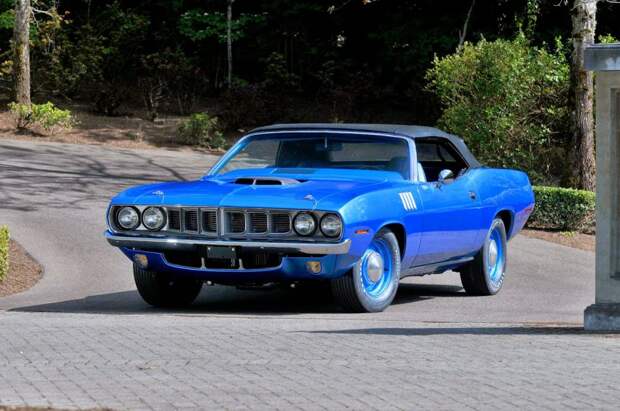 Plymouth Barracuda Convertible 1971 авто, plymouth, Barracuda, hemi, Cuda