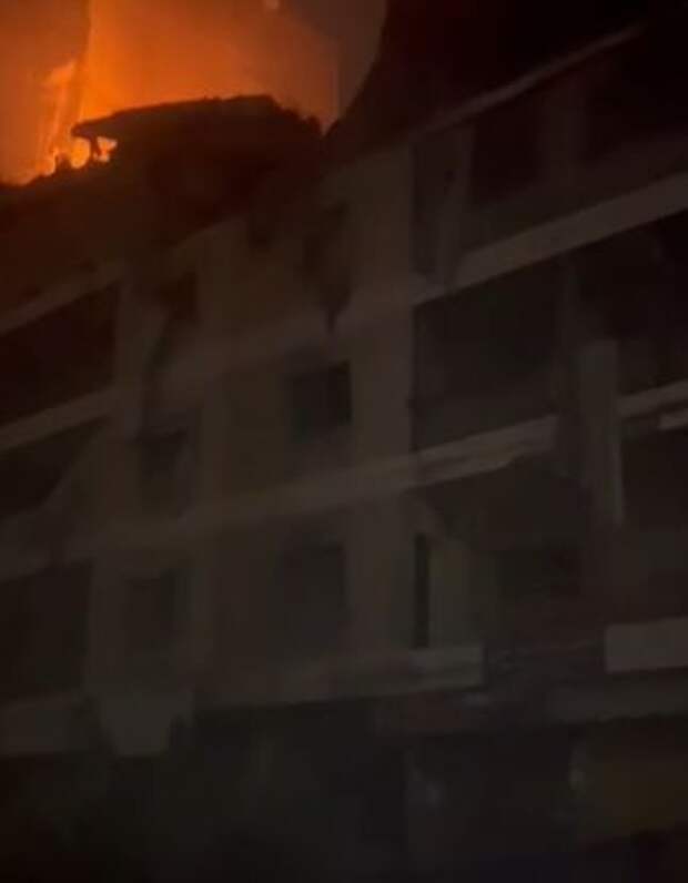 Удар Израиля уничтожил жилой многоэтажный дом в пригороде Бейрута