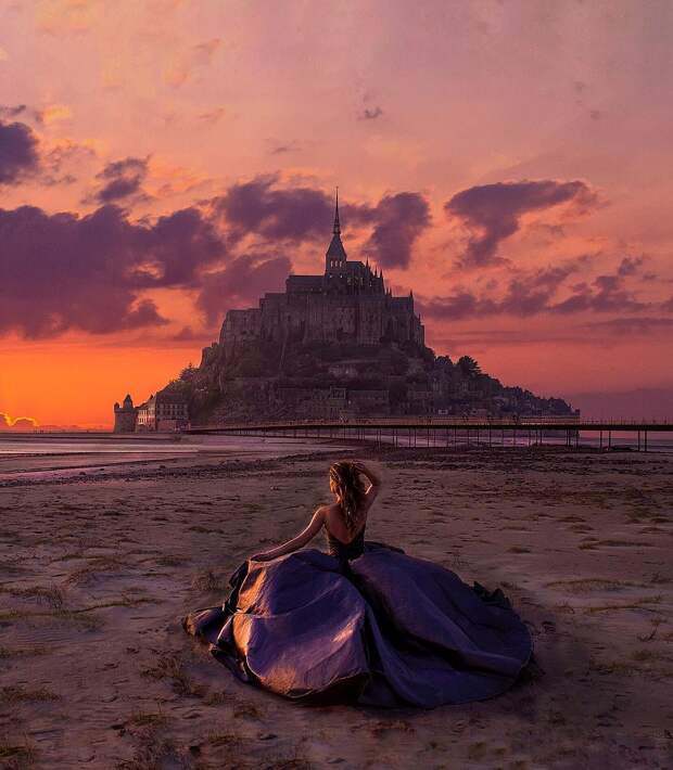 Мон-Сен-Мишель - остров-крепость на северо-западном побережье Франции. Фото: Полина ЧЕХ Фото: СОЦСЕТИ