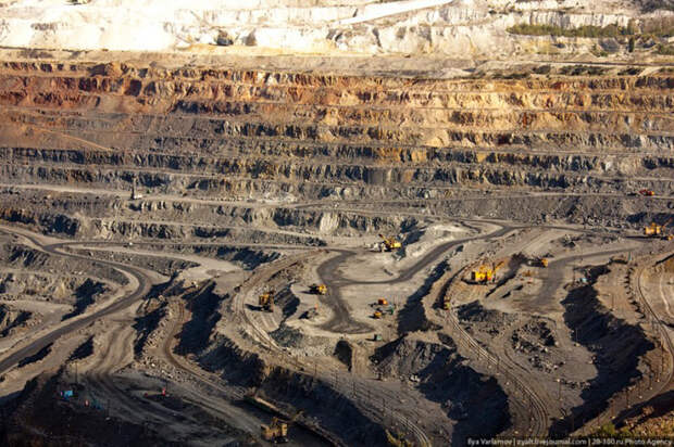 Добыча железной руды на Лебединском месторождении
