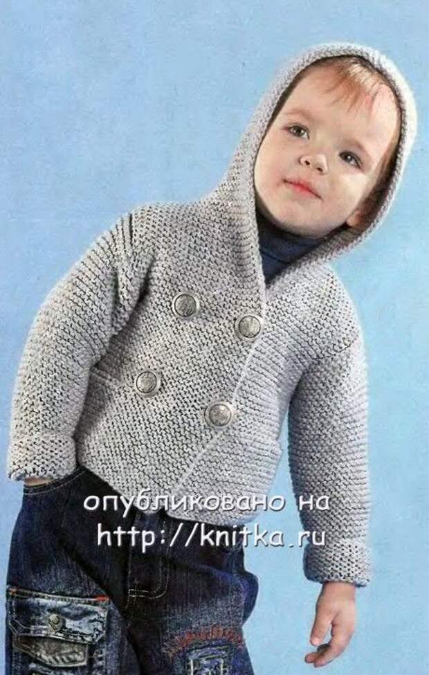 Вязание спицами капора