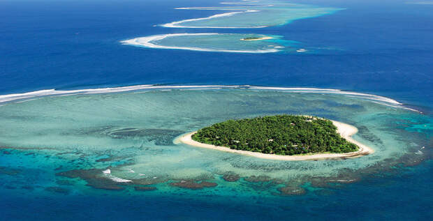 Сердце природы на архипелаге Фиджи в южной части Тихого океана