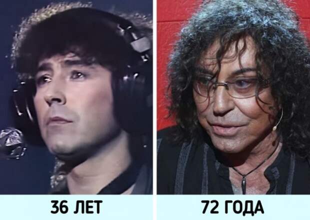 Отечественные знаменитости в молодости и сейчас